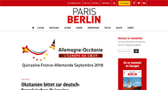 Desktop Screenshot of parisberlinmag.com