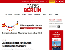 Tablet Screenshot of parisberlinmag.com
